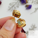 Citrine Stud Earrings, 925 Sterling Silver Stud Earring, Vintage Citrine Gemstone Studs, Promise Studs, Prong Stacking Stud, Engagement Stud